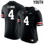 Youth Ohio State Buckeyes #4 Julian Fleming Black Nike NCAA College Football Jersey In Stock GXB4044MK